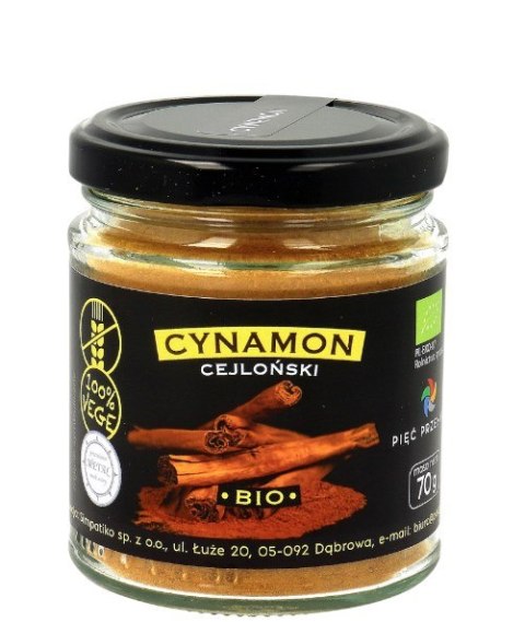PIĘĆ PRZEMIAN Cynamon cejloński BIO mielony 70g