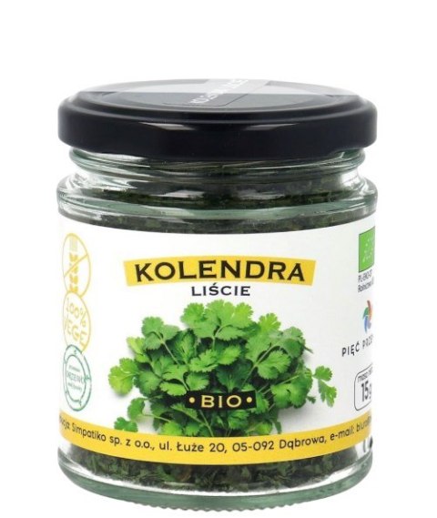 PIĘĆ PRZEMIAN Kolendra liście bezglutenowa BIO 15g