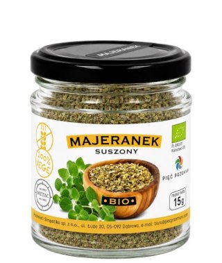 PIĘĆ PRZEMIAN Majeranek suszony bezglutenowy BIO 15g