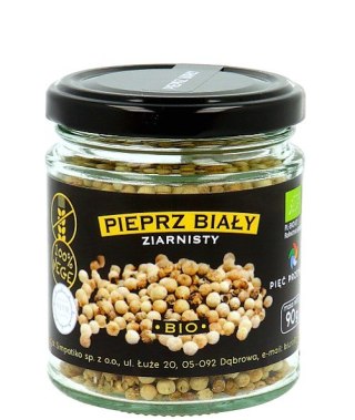 PIĘĆ PRZEMIAN Pieprz biały ziarnisty bezglutenowy BIO 90g