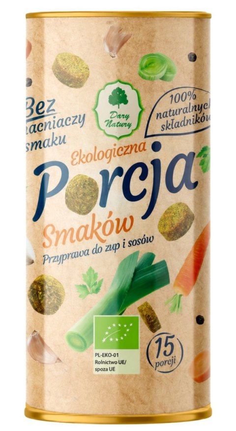Porcja smaków przyprawa do zup i sosów BIO 120g (15 porcji) DARY NATURY