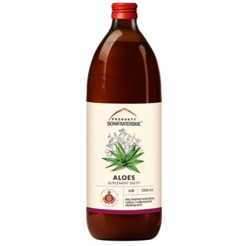 Sok z Aloesu 1000ml PRODUKTY BONIFRATERSKIE