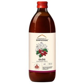 Sok z Głogu 500ml PRODUKTY BONIFRATERSKIE