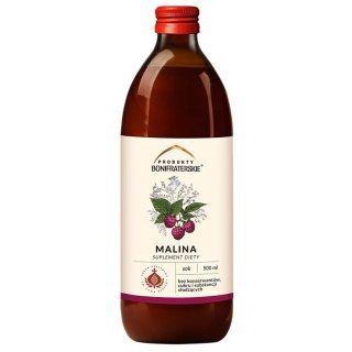 Sok z Maliny 500ml PRODUKTY BONIFRATERSKIE