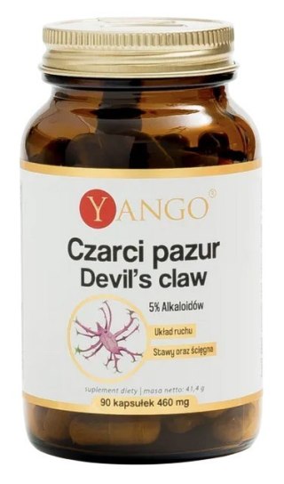 YANGO Czarci pazur Devil's claw - ekstrakt 370mg, 90 kaps.