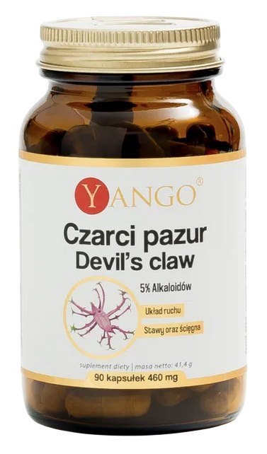 YANGO Czarci pazur Devil's claw - ekstrakt 370mg, 90 kaps.