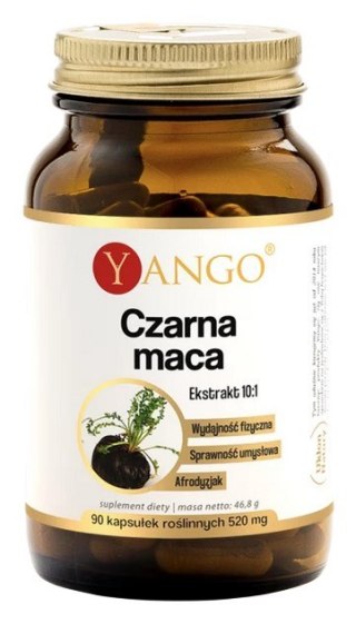 YANGO Czarna maca - ekstrakt 10:1 430mg, 90 kaps.