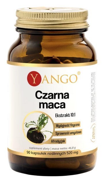 YANGO Czarna maca - ekstrakt 10:1 430mg, 90 kaps.