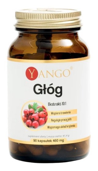 YANGO Głóg - ekstrakt 370mg, 90 kaps.