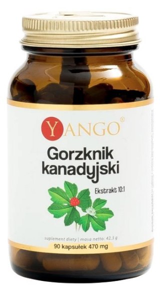 YANGO Gorzknik kanadyjski ekstrakt 10:1 380mg, 90 kaps.