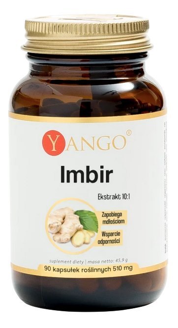 YANGO Imbir ekstrakt 10:1 420mg, 90 kaps.