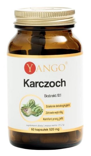 YANGO Karczoch ekstrakt 10:1 430mg, 60 kaps.