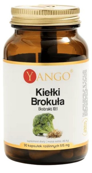 YANGO Kiełki brokuła ekstrakt 10:1 425mg, 90 kaps.