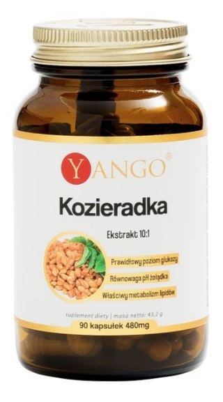 YANGO Kozieradka - ekstrakt 10:1 390mg, 90 kaps.