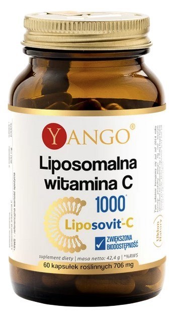 YANGO Liposomalna witamina C 400mg, 60 kaps.