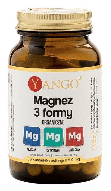 YANGO Magnez 3 formy organiczne - 90 kaps.