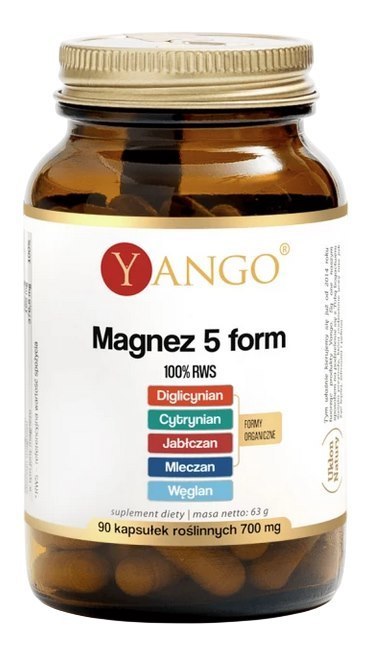 YANGO Magnez 5 form - 90 kaps.