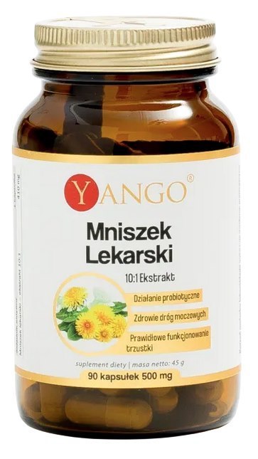 YANGO Mniszek lekarski - ekstrakt 10:1 410mg, 90 kaps.