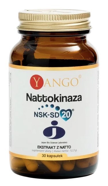 YANGO Nattokinaza - NSK-SD20 100mg, 30 kaps.