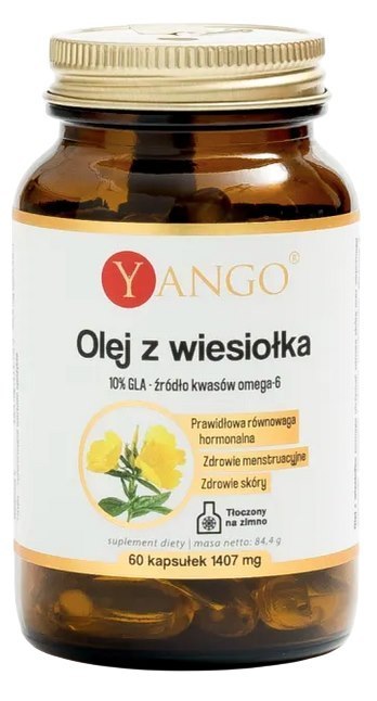 YANGO Olej z wiesiołka 1000mg, 60 kaps.