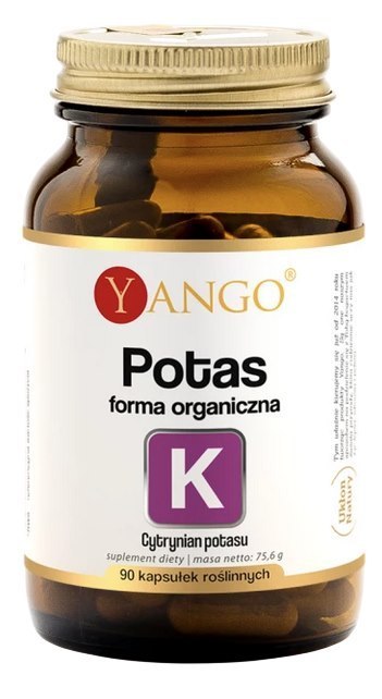 YANGO Potas forma organiczna 750mg, 90 kaps.