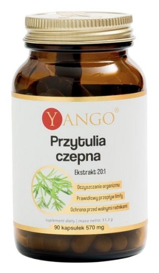YANGO Przytulia czepna - ekstrakt 20:1 480mg, 90 kaps.