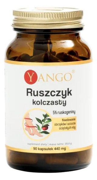YANGO Ruszczyk kolczasty - ekstrakt 350mg, 90 kaps.