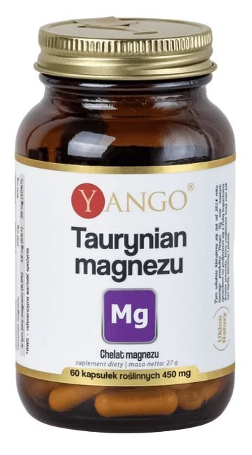 YANGO Taurynian magnezu 200mg, 60 kaps.