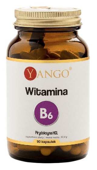 YANGO Witamina B6 6mg, 90 kaps.