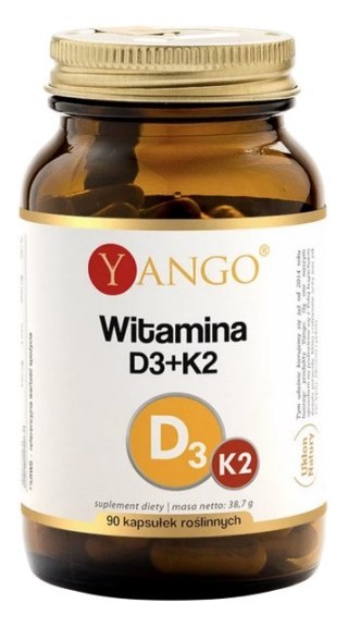 YANGO Witamina D3 2000 IU + K2 100mcg - 90 kaps.