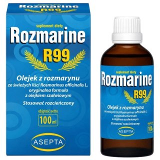 ASEPTA Rozmarine R99 100ml - Olejek z rozmarynu + olejek szałwiowy