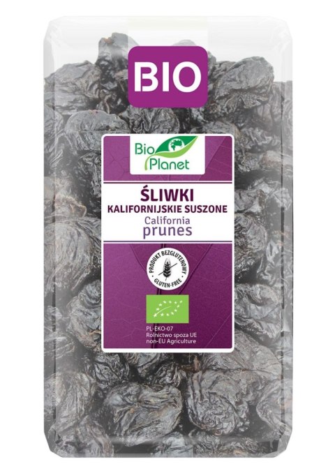 BIO PLANET Śliwki kalifornijskie bez pestek bezglutenowe BIO 1kg