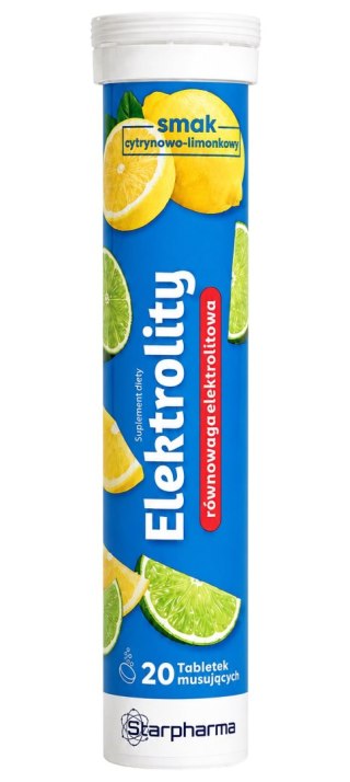 Elektrolity 20 tabletek musujących STARPHARMA