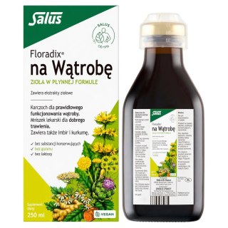 FLORADIX na Wątrobę płynna ziołowa formuła 250ml SALUS