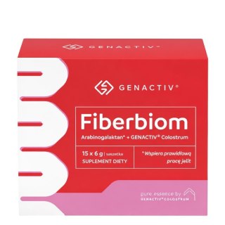 GENACTIV Fiberbiom arabinogalaktan + colostrum 15 sasz.