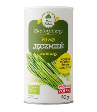 Jęczmień młody mielony BIO 90g DARY NATURY