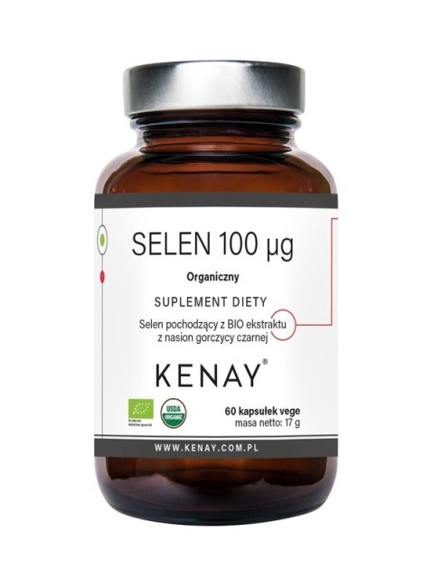 KENAY Selen organiczny BIO 100mcg, 60kaps.