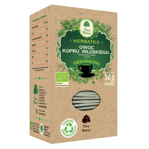 Koper włoski owoc fix BIO 25*2g DARY NATURY