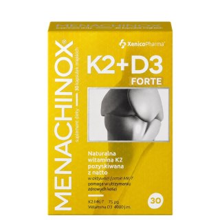 Menachinox K2+D3 Forte 4000, 30 sgels. XENICO PHARMA