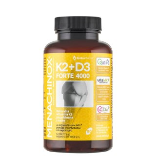 Menachinox K2+D3 Forte 4000, 90 sgels. XENICO PHARMA
