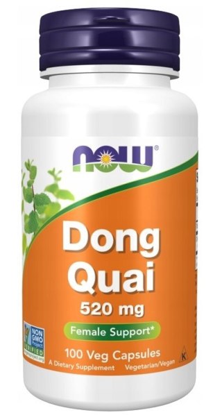 NOW FOODS Dong Quai 520mg, 100caps.