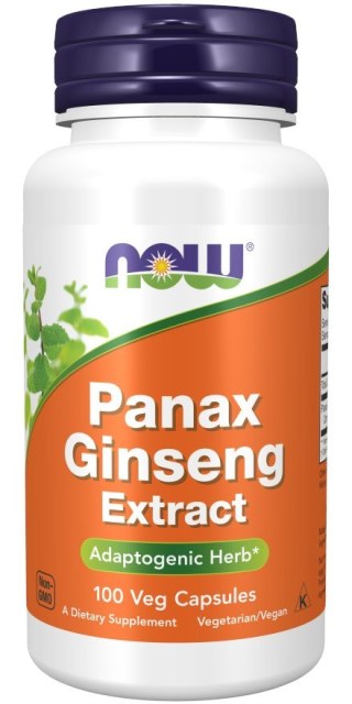 NOW FOODS Panax Ginseng 500mg, 100vcaps. - Żeń-szeń