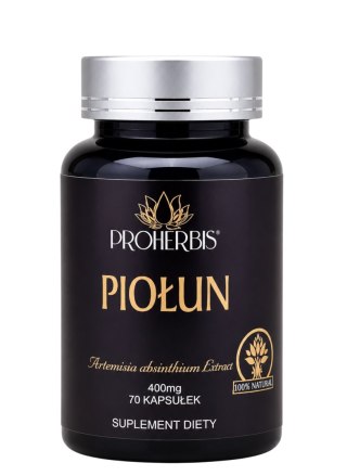 PROHERBIS Piołun 400mg, 70 kaps.