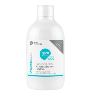 SILOR+B+J ORGANIC 1000 krzem z borem i jodem 500 ml INVEX REMEDIES