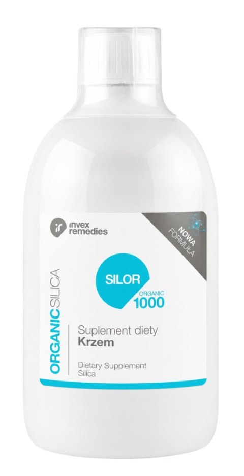 SILOR ORGANIC 1000 krzem 500 ml INVEX REMEDIES