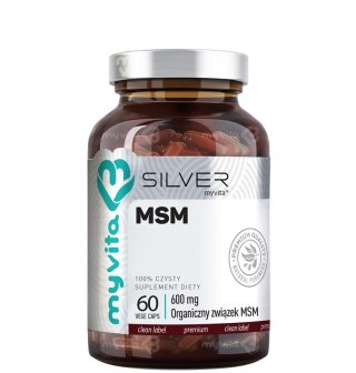 SILVER MSM 600mg, 60kaps. MyVita