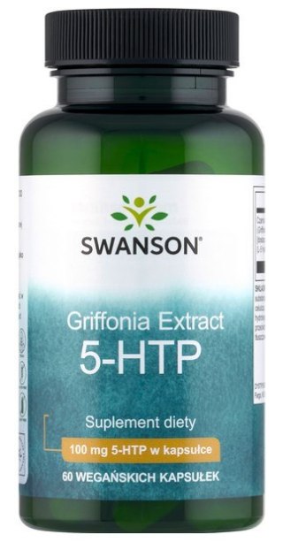 SWANSON Griffonia extract 5-HTP 100mg, 60vcaps.