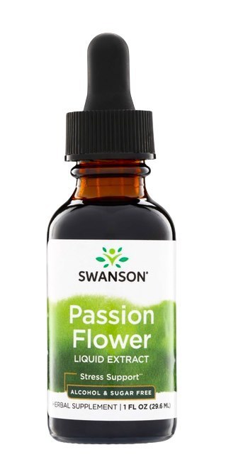 SWANSON Passion Flower ektrakty płynny 29,6ml - męczennica