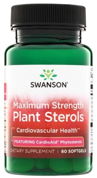 SWANSON Plant Sterols CardioAid Fitosterole 60 sgels.