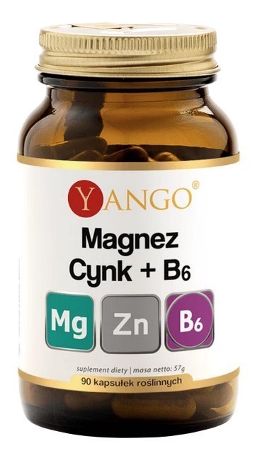 YANGO Magnez + cynk + B6 90 kaps.